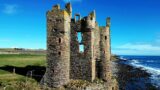 Keiss Castle and Harbour Caithness Scotland |4K| DJI Mini 3 Pro