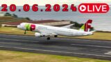 LIVE ACTION From Madeira Island Airport 20.06.2024