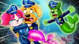 Labrador rescues the mermaid Papillon | Sad Story | Sheriff Labrador Police Animation