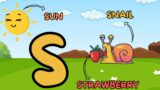 Letter S | Sun, Star, Spider, Seahorse, Snail, Strawberry  | Nursery Tunes Time