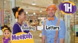 Lost Letters Mystery: Blippi and Meekah to the Rescue | 1 HR OF MEEKAH | Educational Videos for Kids