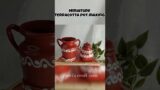 Miniature terracotta pot making #bestoutofwste #craftideas #shorts #youtubeshorts #shortsfeed