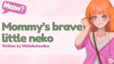 Mommy's Brave Little Neko / F4M / ASMR / Love you / headpats / hurt listener
