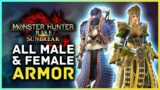 Monster Hunter Rise Sunbreak – All Armor Sets For Male & Female So Far!