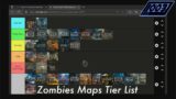 My Treyarch Zombies Maps Tier List (WaW-BO4)