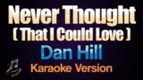 Never Thought (That I Could Love) – Dan Hill (Karaoke)