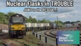 Nuclear Flasks IN TROUBLE..! 88006 'Juno' sent to the RESCUE | Worcester T.C. 30/05/24