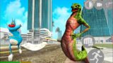 Oggy Got Hurt By Giant Snake Monster In Indian Bike Driving 3D