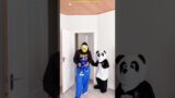 PANDA PRANK MONSTER JASON Troublemaker funny video short 2024 Comedy Real Life Zombie