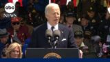 President Biden speaks in Normandy marking the 80th anniversary of D-Day