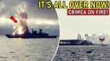 Putin just got terrible news! Ukraine DESTROYED Russian Navy in the Crimean harbor with US Hammers!