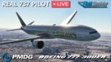 Real 737 Pilot LIVE | Flying the PMDG 777-300ER in Microsoft Flight Simulator