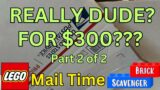 Really dude? $300 Lego Minifigure Haul with terrible shipping! Mail Time part 2 of 2