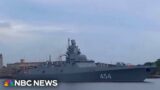 Russian military ships arrive in Cuba ahead of military exercises