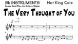 The Very Thought Of You Bb Instruments Sheet Music Backing Track Play Along Partitura