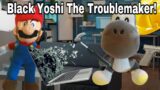 TheBlueYoshi: Black Yoshi The Troublemaker!
