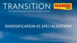 Transition webinar: Diversification vs specialisation?