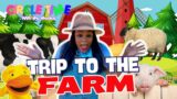Trip to the Farm – Letter F- Learn Farm Animals – Learn Numbers – Counting 1-10 – Preschool Lesson