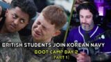 US Marine Reacts – British Students Join Korean Navy: Boot Camp Day 2 (Part 1) – Korean Englishman