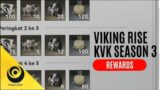 VIKING RISE KVK SEASON 3 REWARDS | VIKING RISE INDONESIA