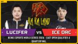 WC3 – [UD] Lucifer vs Ice Orc [ORC] – Quarterfinal – Being Esports World Series 2024 – East Open Qua