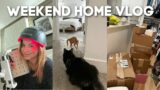 WEEKEND AT HOME VLOG: benji meets boots, huge pr haul & staying in routine