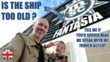 We sailed across the Mediterranean Sea on the MSC Fantasia – First day