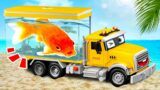 What happened to the Fish? Big Truck on Rescue Mission | Dinky TV