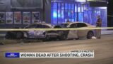 Woman, 19, dies after being shot while driving, crashing car on Chicago's South Side