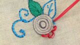 easy but creative and colorful fantasia flower embroidery tutorial for beginners