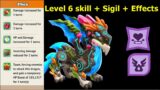 Best sigil Ancient Momotu Dragon Dragon mania Legends  Momotu Level 6 skill and Sigil plus Effects