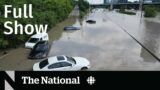 CBC News: The National | Toronto flooded after intense storm