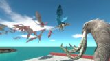 Fly Away from Wyvern | Behemoth to the Rescue! – Animal Revolt Battle Simulator