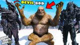 Franklin Lost DEVIL GOD And Found Huge HELL MONSTER In GTA 5