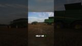 Grain Cart To The Rescue #entertainment #agriculture #harvest #americanharvest #stuck #combinestuck