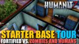 HumanitZ Starter Base Tour, Zombie Horde Hostile Raiders Siege, Nightmare Level, Game Build v 0.911