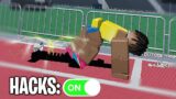 I Started HACKING On ROBLOX Track & Field