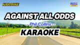 KARAOKE – AGAINST ALL ODDS by Phil Collins karaoke cover