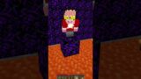 Minecraft But You Can't Predict my Next Move #shorts #minecraft