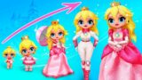 Princess Peach Growing Up! 30 LOL OMG Hacks