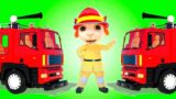 Rescue team to the rescue | Brave little fireman | Cartoon + Nursery Rhymes