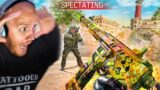 SPECTATING A NUKE SKIN VS NEW PLAYERS IN REBIRTH ISLAND