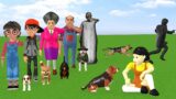 Scary Teacher 3D vs Squid Game Training Your Pet Dog 5 Times Challenge Who is win?