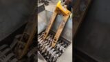 Shredder VS forklift, who is stronger#Shorts