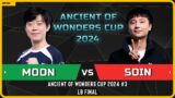 WC3 – [NE] Moon vs Soin [ORC] – LB Final – Ancient of Wonders Cup 2024 #3
