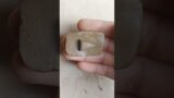 how to make youtube logo using clay |#youtube #art #terracotta#viral