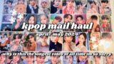 the longest kpop mail haul of all time for some reason | april/may 2024 | seventeen, loona, the boyz