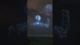 2024 drones shine in Harbin under the night sky