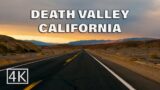 [4K] Death Valley at Dusk – California – Scenic Drive