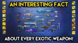An Interesting Fact About Every Exotic Weapon In Destiny 2